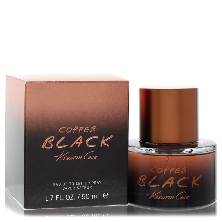Kenneth Cole Copper Black Eau de Toilette Spray for Men, 1.7 oz / 50 ml