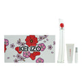 Kenzo Flower Gift Set 100ml EDP + 10ml EDP + 75ml Body Lotion
