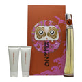 Kenzo Flower by Kenzo L'Absolue Gift Set 100ml EDP + 2 x 75ml Body Lotion
