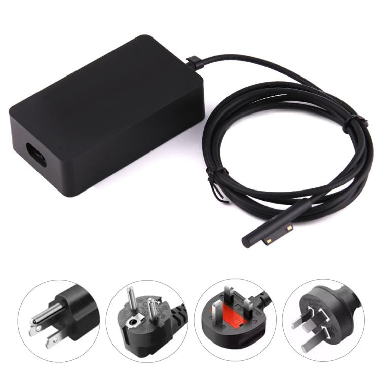 Original 15V 4A AC Adapter Power Supply Charger for Microsoft Surface Book / Pro 4 / Pro 3, 65W 4A