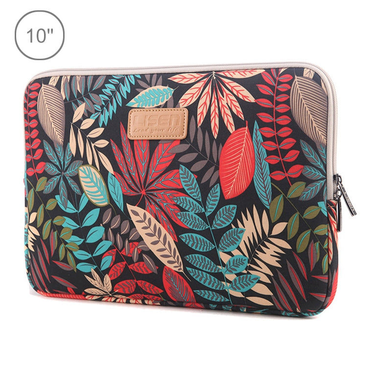 Lisen 10 inch Sleeve Case  Colorful Leaves Zipper Briefcase Carrying Bag for iPad Air 2, iPad Air, iPad 4, iPad New, Galaxy Tab A 10.1, Lenovo Yoga 10.1 inch, Microsoft Surface Pro 10.6,  10 inch and Below Laptops / Tablets, 10 inch
