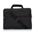 Portable One Shoulder Handheld Zipper Laptop Bag, For 11.6 inch and Below Macbook, Samsung, Lenovo, Sony, DELL Alienware, CHUWI, ASUS, HP(Black)