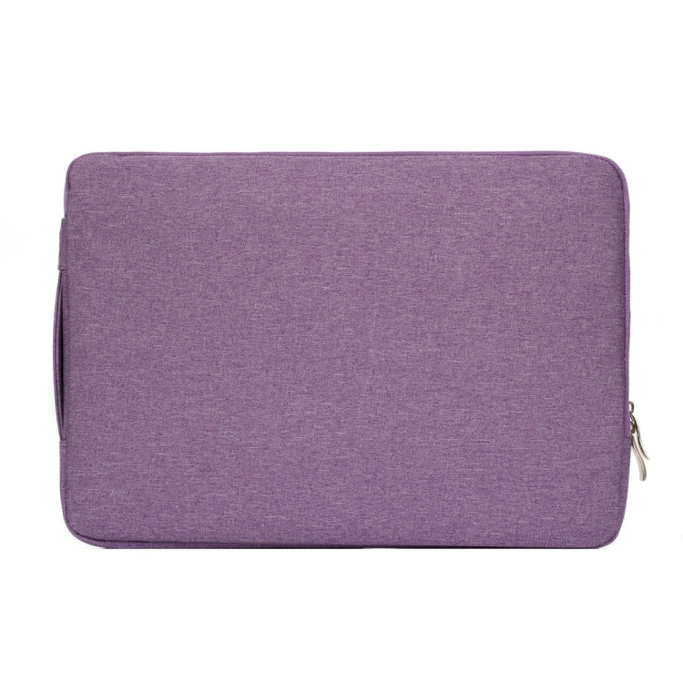 13.3-inch Universal Denim Laptop Sleeve with Zipper, 35.5x26.5x2cm, Purple