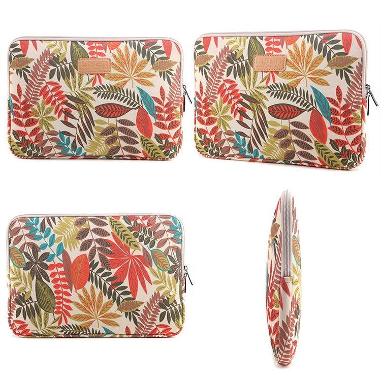 Lisen 11.6 inch Sleeve Case Colorful Leaves Zipper Briefcase Carrying Bag, 11.6 inch