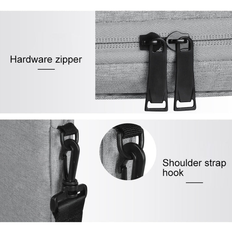 ST01S Waterproof Oxford Cloth Hidden Portable Strap One-shoulder Handbag for 14.1 inch Laptops, ST01S 14.1 inch Black, ST01S 14.1 inch Pink, ST01S 14.1 inch Light Grey, ST01S 14.1 inch Dark Gray, ST01S 14.1 inch Navy Blue