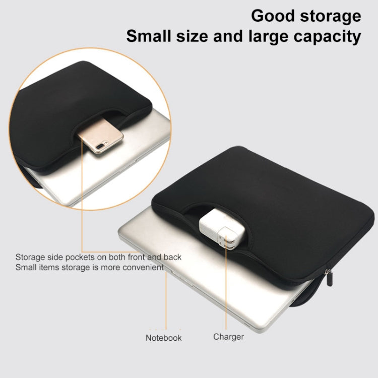 13.3 inch Portable Air Permeable Handheld Sleeve Bag for MacBook Air / Pro, Lenovo and other Laptops, Size: 34x25.5x2.5cm(Black)