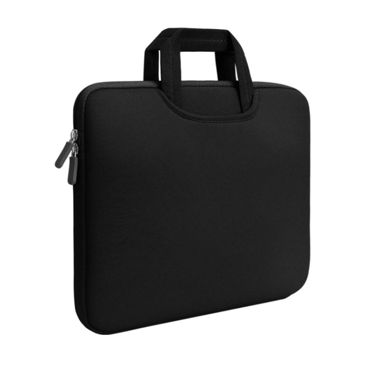 13.3 inch Portable Air Permeable Handheld Sleeve Bag for MacBook Air / Pro, Lenovo and other Laptops, Size: 34x25.5x2.5cm(Green)
