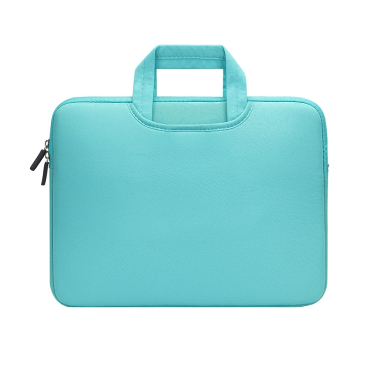 13.3 inch Portable Air Permeable Handheld Sleeve Bag for MacBook Air / Pro, Lenovo and other Laptops, Size: 34x25.5x2.5cm(Green)