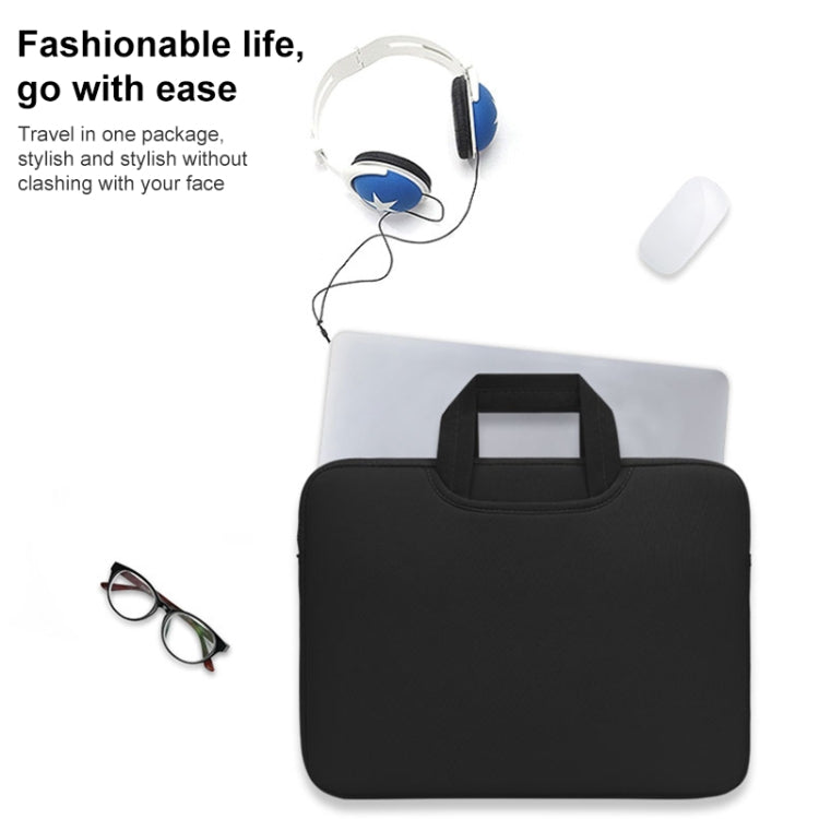 13.3 inch Portable Air Permeable Handheld Sleeve Bag for MacBook Air / Pro, Lenovo and other Laptops, Size: 34x25.5x2.5cm(Green)