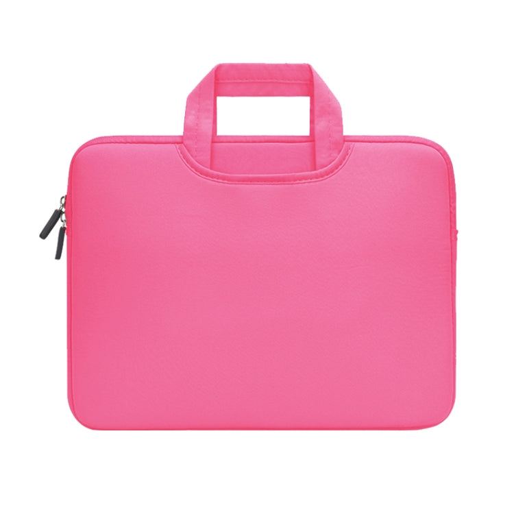 13.3 inch Portable Air Permeable Handheld Sleeve Bag for MacBook Air / Pro, Lenovo and other Laptops, Size: 34x25.5x2.5cm, 13.3 inch Magenta, 13.3 inch Blue, 13.3 inch Grey, 13.3 inch Green, 13.3 inch Pink, 13.3 inch Black