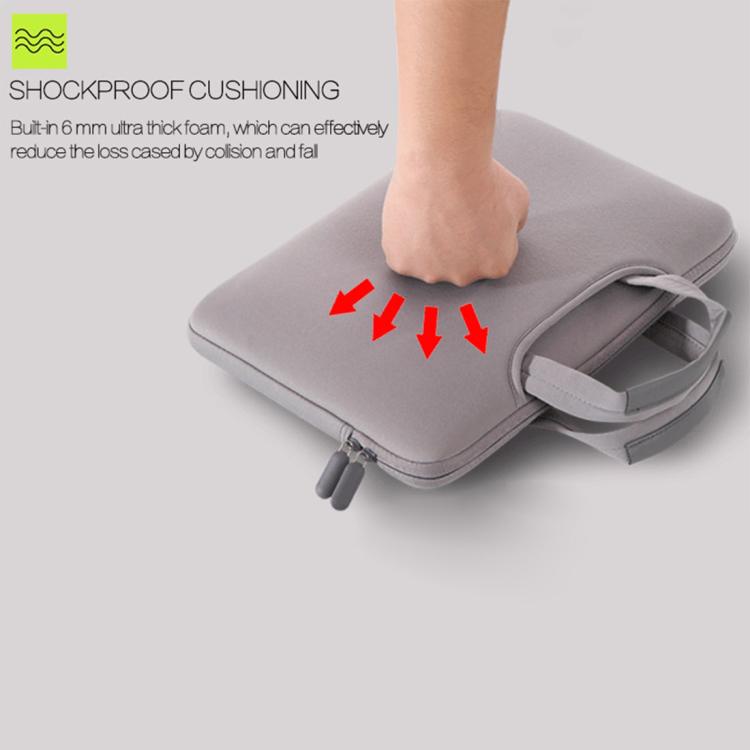 15.6 inch Portable Air Permeable Handheld Sleeve Bag for Laptops, Size: 41.5x30.0x3.5cm, 15.6 inch Black, 15.6 inch Pink, 15.6 inch Green, 15.6 inch Grey, 15.6 inch Magenta