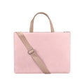 PU Waterproof Laptop Handbag Crossbody Bag for 13.3 inch Laptops, 13.3 inch (Pink), 13.3 inch (White)