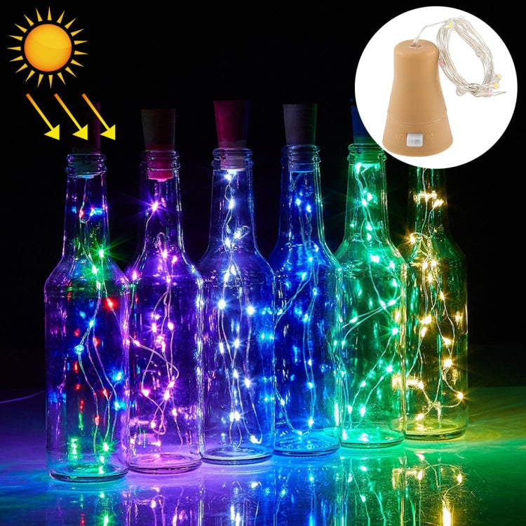 1m 10 LEDs SMD 0603 Solar Powered Copper Wire String Light  Fairy Lamp Decorative Light, 1m Blue Light, 1m Colorful Light, 1m White Light, 1m Warm White