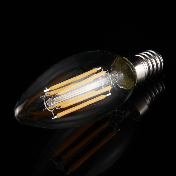 6 LEDs 450 LM Retro Energy Saving Light for Halls, AC 220V, Apiciform E14 6W 220V White Light, Apiciform E14 6W 220V Warm White