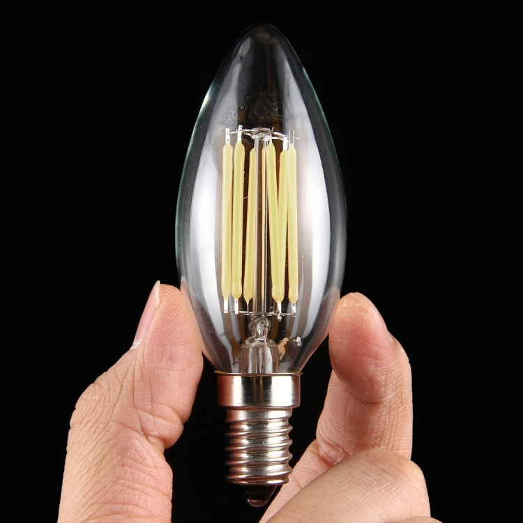 6 LEDs 450 LM Retro Energy Saving Light for Halls, AC 220V, Apiciform E14 6W 220V White Light, Apiciform E14 6W 220V Warm White