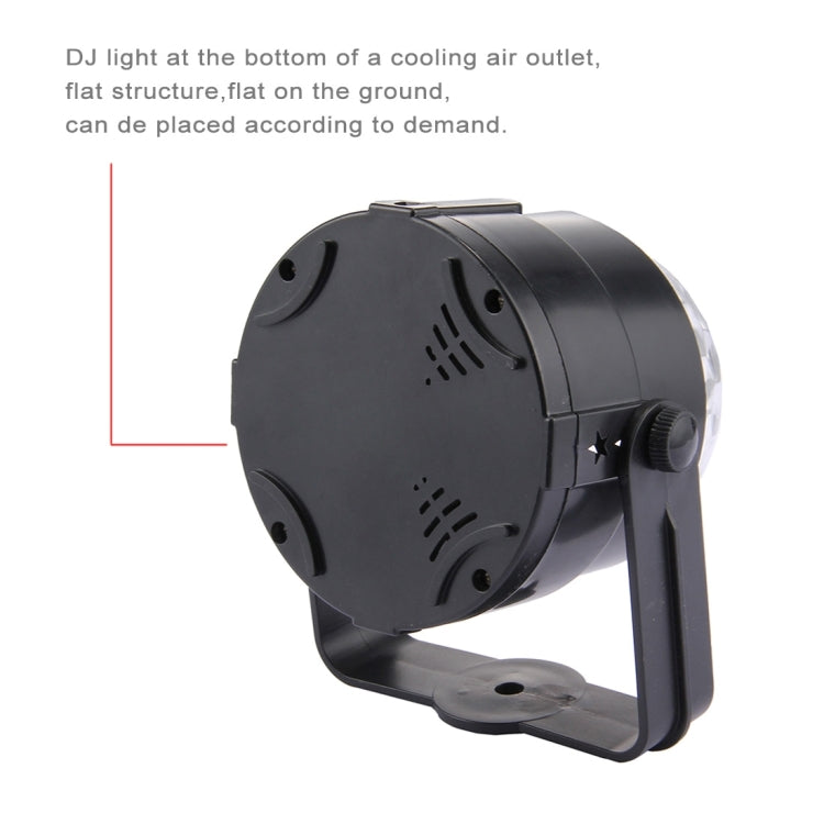 3W RGB Magic Ball LED Stage Light , USB Sound Control Rotating Disco DJ Light, DC 5V