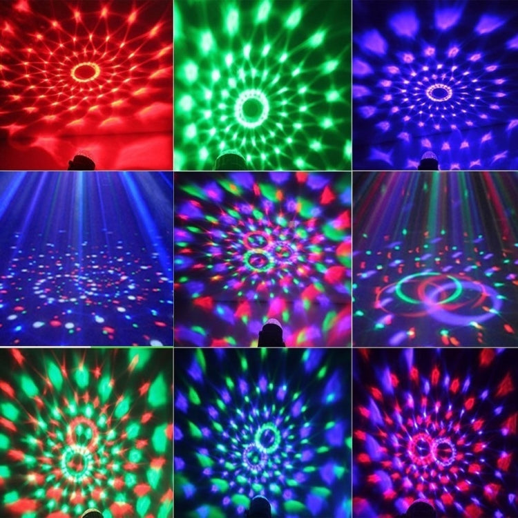 3W RGB Magic Ball LED Stage Light , USB Sound Control Rotating Disco DJ Light, DC 5V