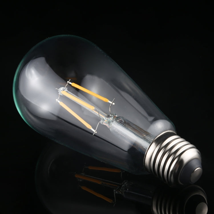 ST64 E27 4W 4 LEDs 600 LM 3000K Retro Dimming LED Filament Light Bulb Energy Saving Light, AC 220V, ST64 4W White Light, ST64 4W Warm White