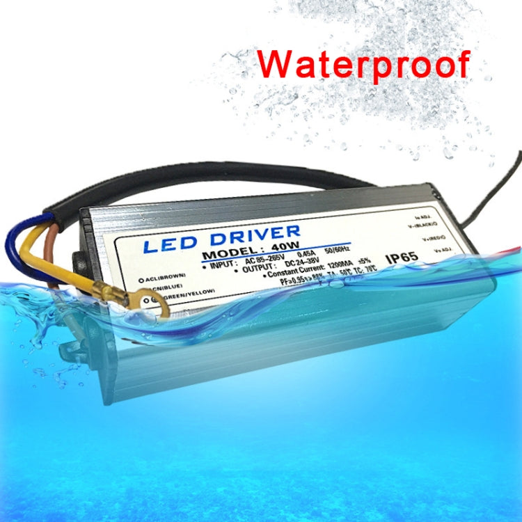 30W LED Driver Adapter AC 85-265V to DC 24-38V IP65 Waterproof, 30W