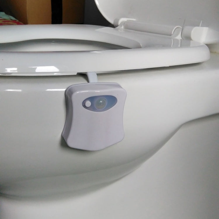 8 Colors Indoor Lighting Night Lights Motion Sensor LED Toilet Seat Cover Lightbowl Light Lamp, LED1660, LED1660US