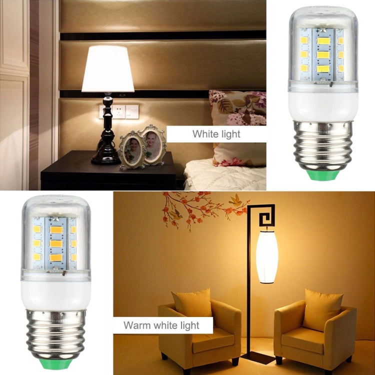 E27 24 LEDs 3W SMD 5730 LED Corn Light Energy-saving Lamp, AC 110-220V, 3W 24LEDs