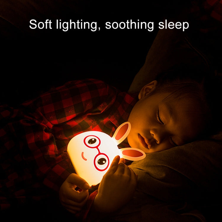 Creative Battery Powered LED Decoration Lamp Novelty Gift, Smile Pink Rabbit/Battery-Powered, Smile Blue Rabbit/Battery-Powered, Happy Pink Rabbit/Battery-Powered, Happy Blue Rabbit/Battery-Powered