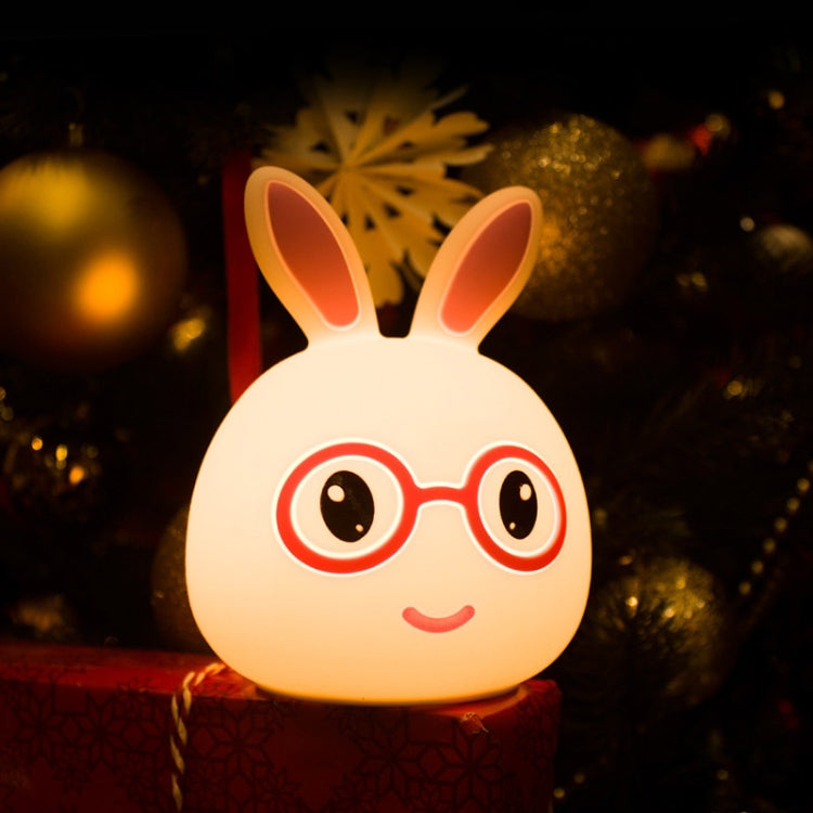 Creative Battery Powered LED Decoration Lamp Novelty Gift, Smile Pink Rabbit/Battery-Powered, Smile Blue Rabbit/Battery-Powered, Happy Pink Rabbit/Battery-Powered, Happy Blue Rabbit/Battery-Powered