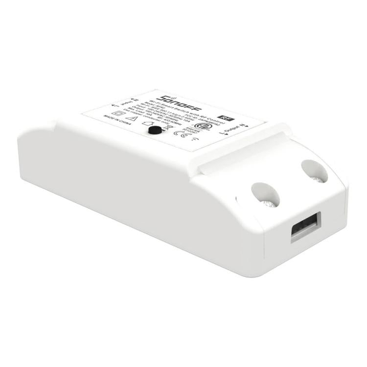 Sonoff 433MHz DIY WiFi Smart Wireless Remote Control Timer Module Power Switch with 4-keys Remote Control for Smart Home, Support iOS and Android, 433MHz with Remote Control