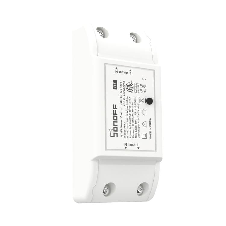 Sonoff 433MHz DIY WiFi Smart Wireless Remote Control Timer Module Power Switch with 4-keys Remote Control for Smart Home, Support iOS and Android, 433MHz with Remote Control