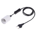 E27 Wire Cap Switch Lamp Holder Chandelier Power Socket with 1.2m Extension Cable, Small UK Plug, EU Plug, 1.5m, AU Plug, 1.2m, Big UK Plug, 1.5m, US Plug, 1.5m, Small UK Plug, 1.2m
