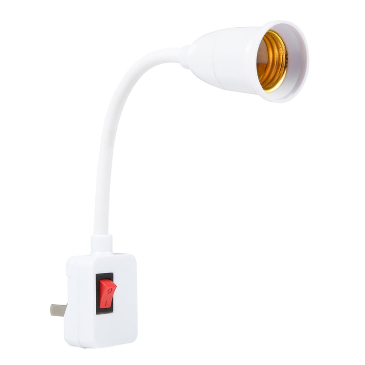 E27 Bulb Holder Flexible Extension Converter with Switch, US Plug, AU Plug, UK Plug, US Plug