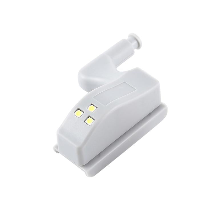 0.3W Universal Inner Hinge LED Sensor lamp Cupboard 3 LEDs Night light Auto ON/OFF Bulb, 1 PCS White Light, 1 PCS Warm White