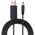 DC 5V to 12V USB Boost Converter Cable, 5V to 12V