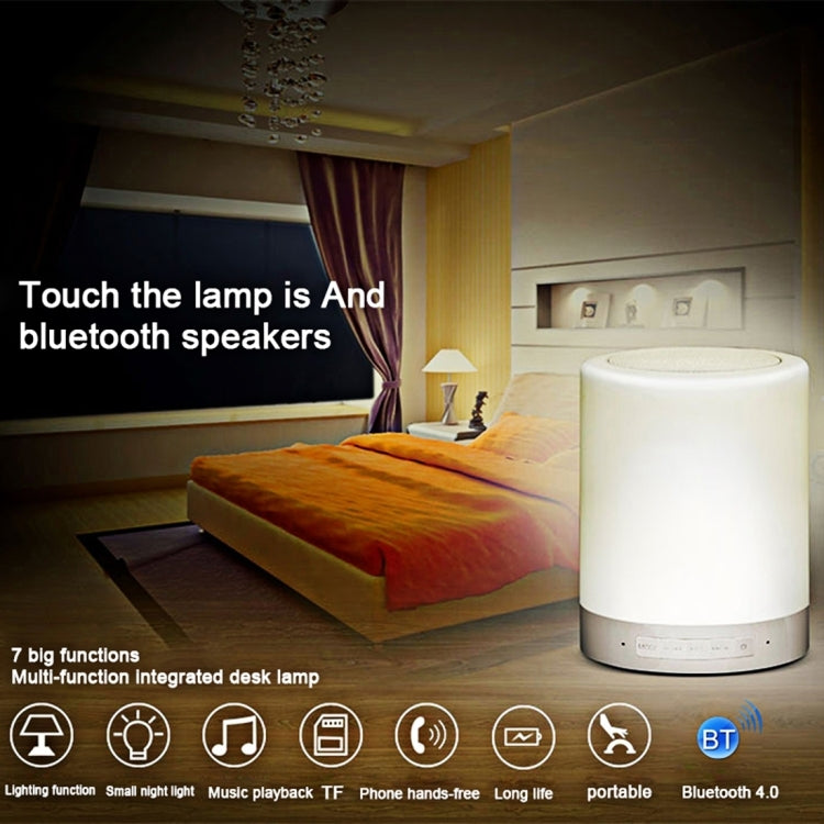 388 Atmosphere Light Bluetooth Speaker with LED & Handle, AUX, TF Card, Hands-Free
