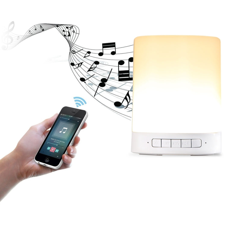 388 Atmosphere Light Bluetooth Speaker with LED & Handle, AUX, TF Card, Hands-Free