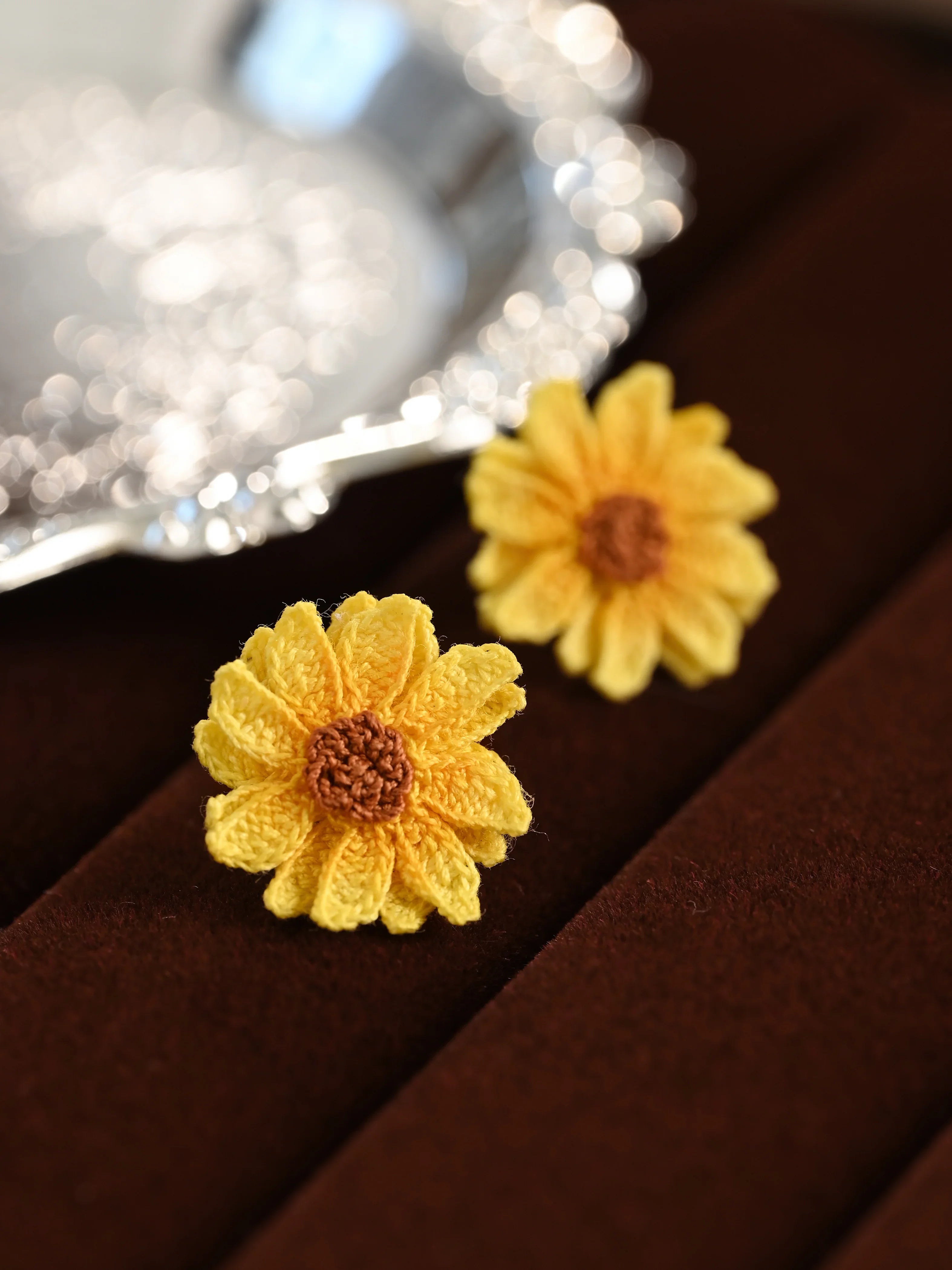 Sun-Kissed Sunflower Bloom Earrings