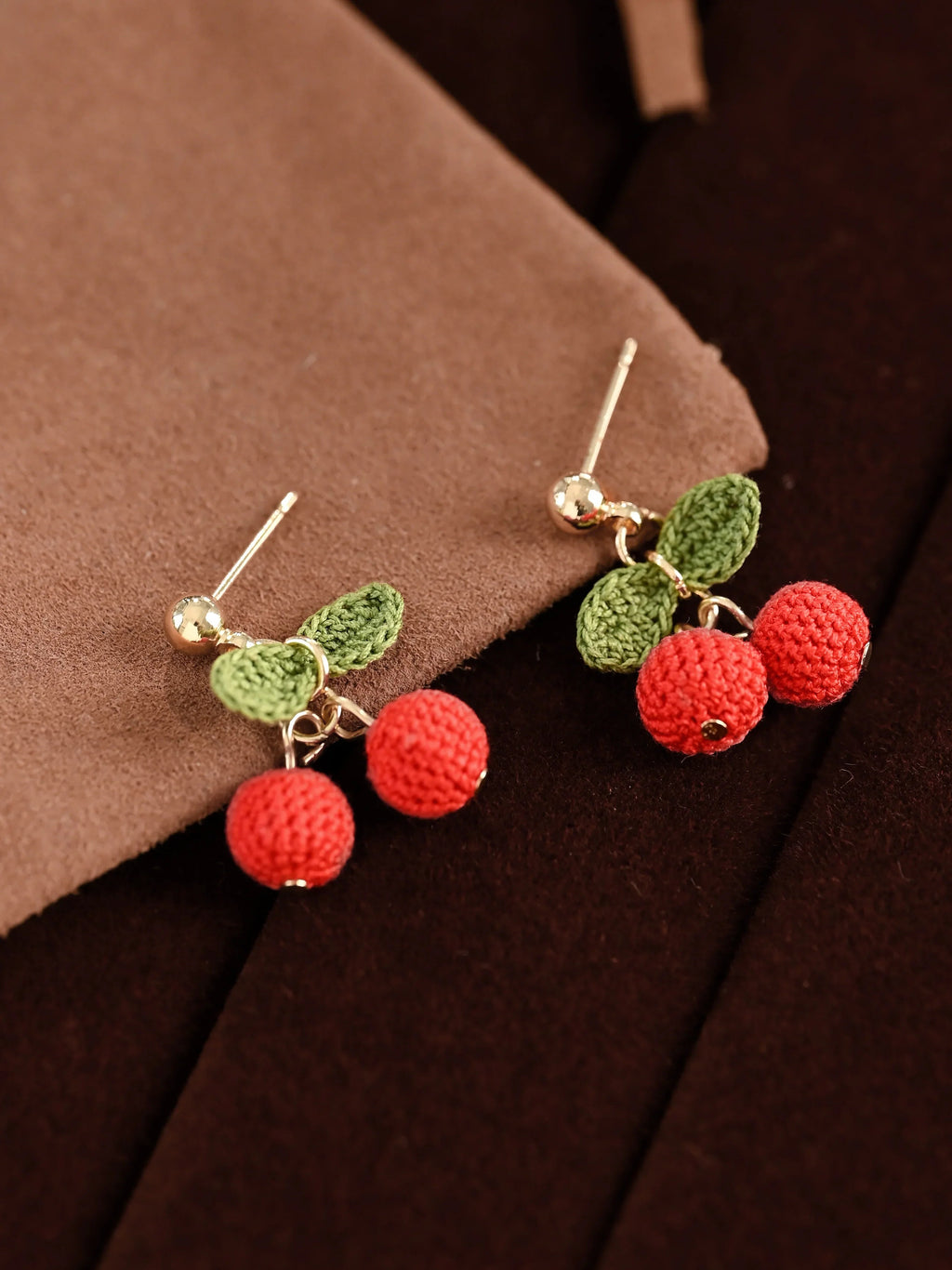 Cherry Micro Earrings