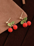 Cherry Micro Earrings