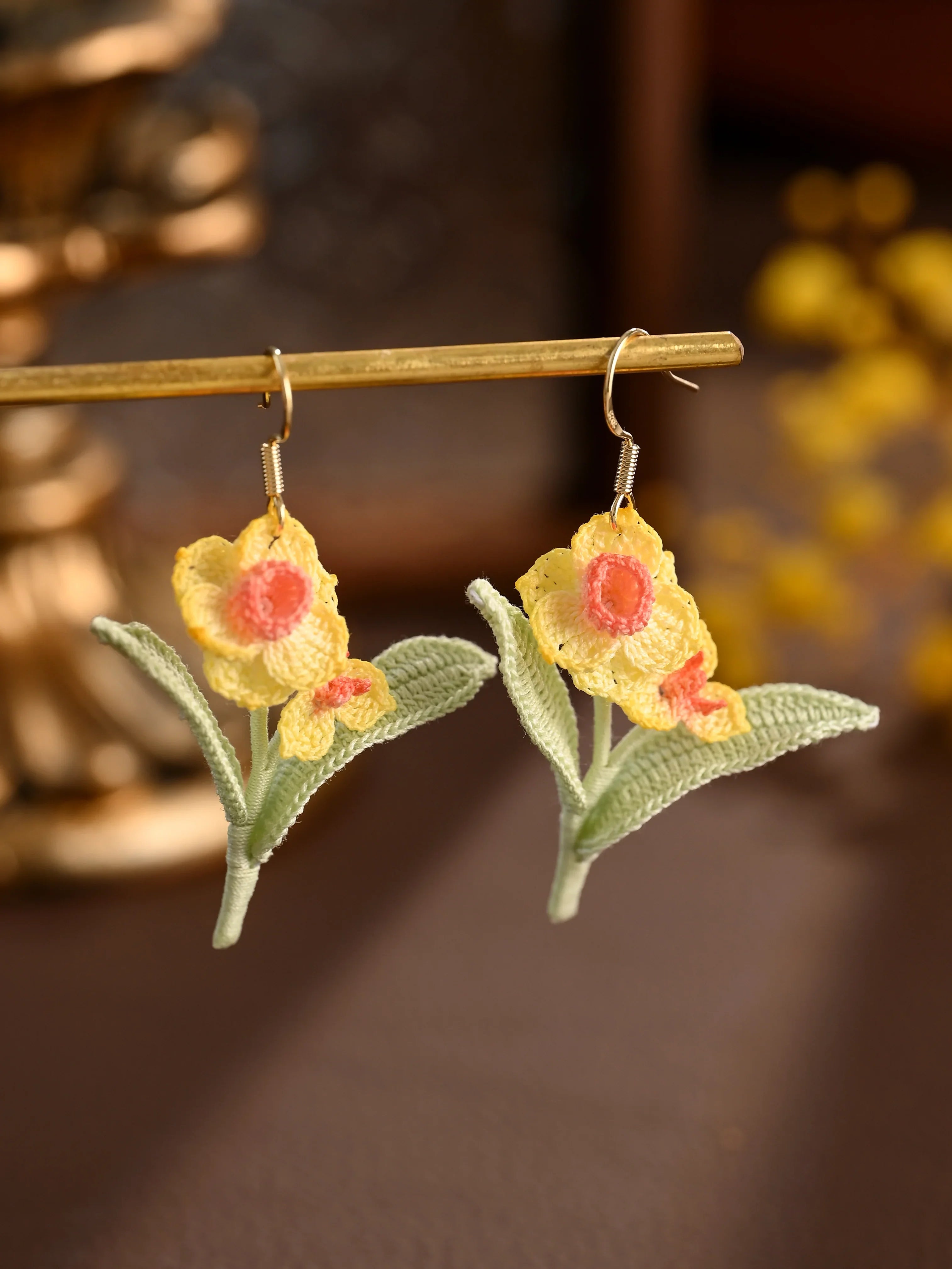 Narcissus Blossom Earrings