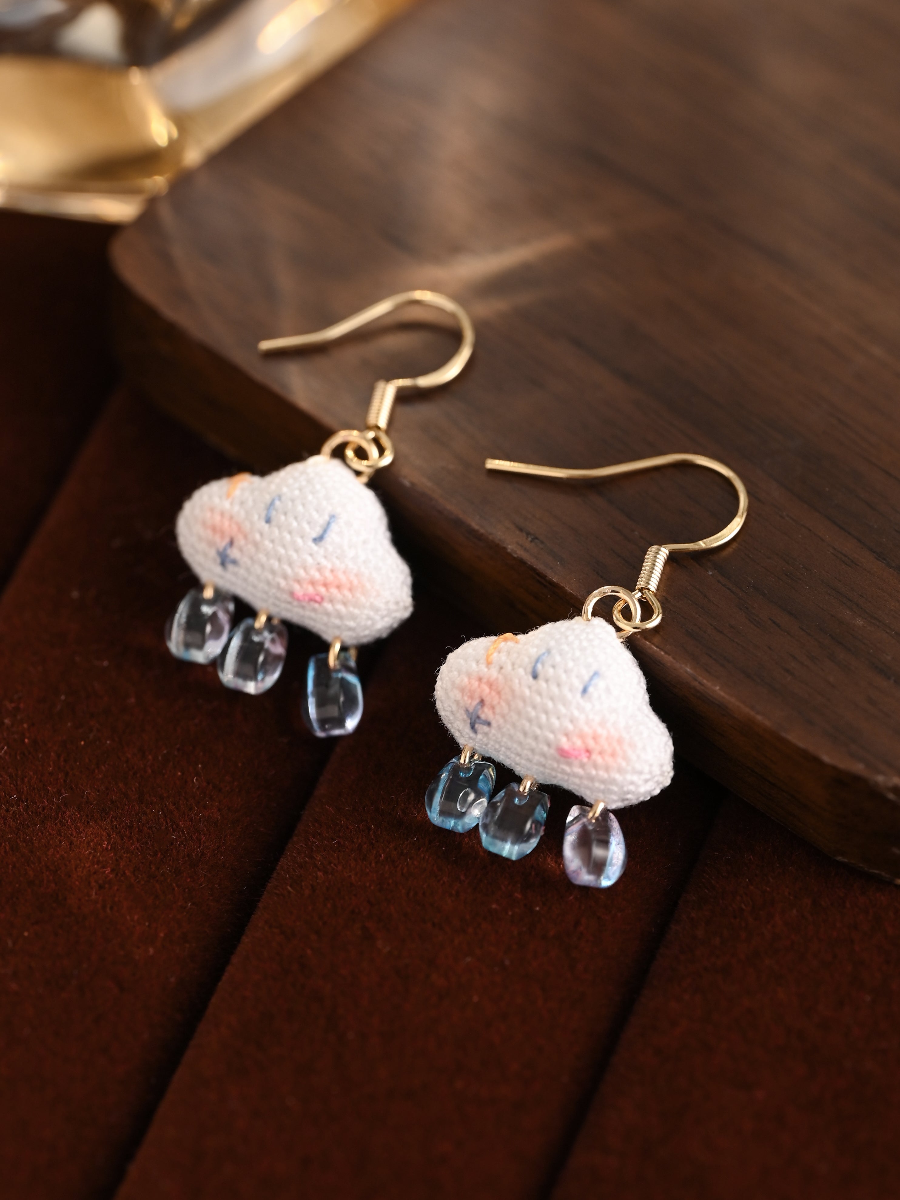 Smiling Cloud Micro Earrings