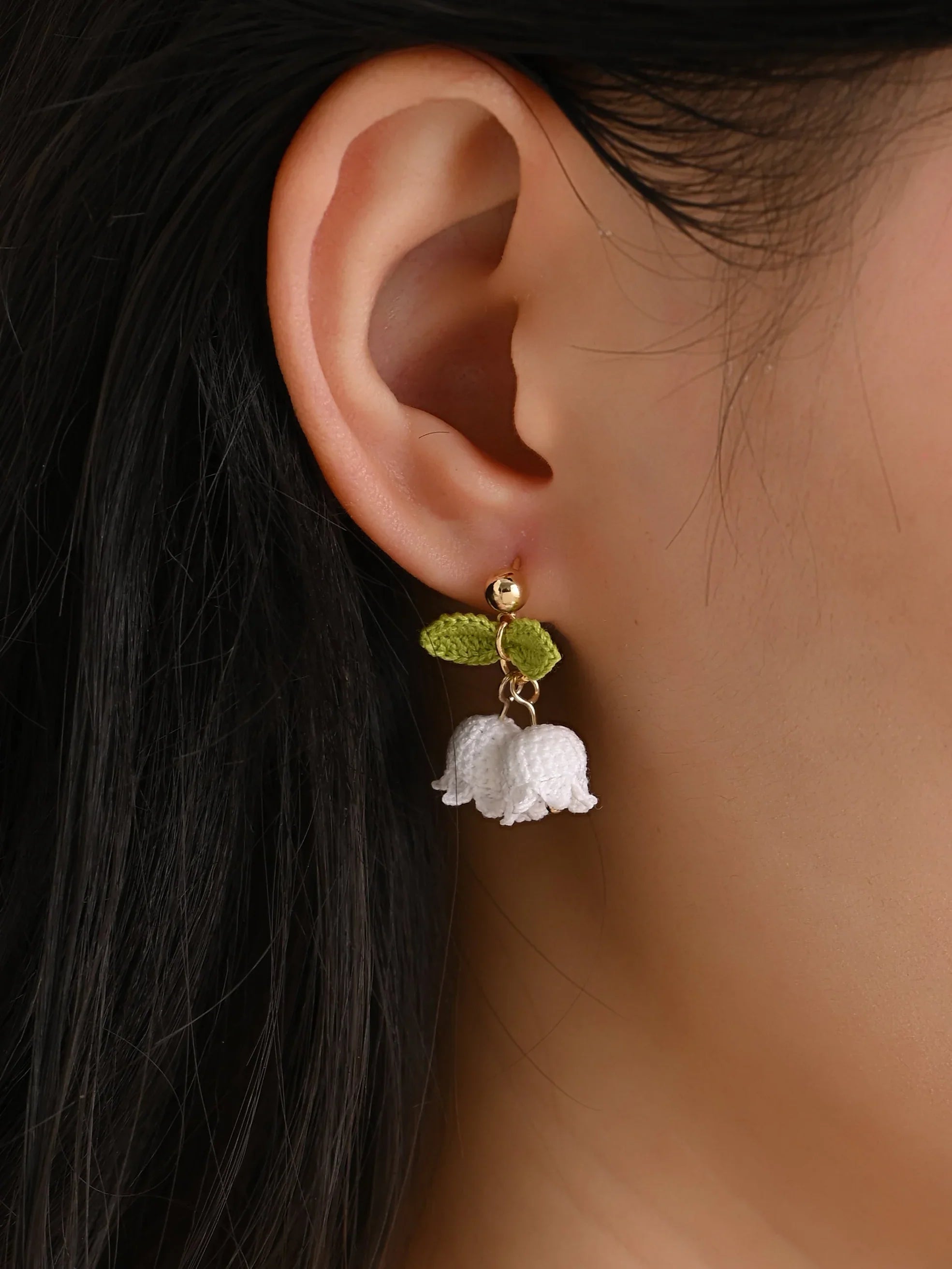 Lily Fairy Bell Micro Earrings