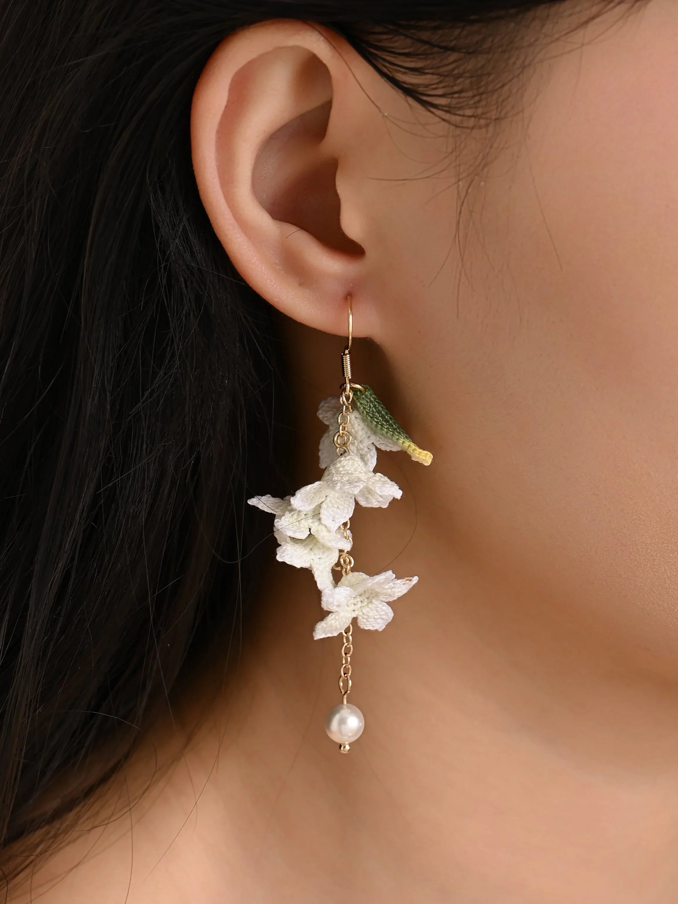 Yulan Micro-Crochet Earrings