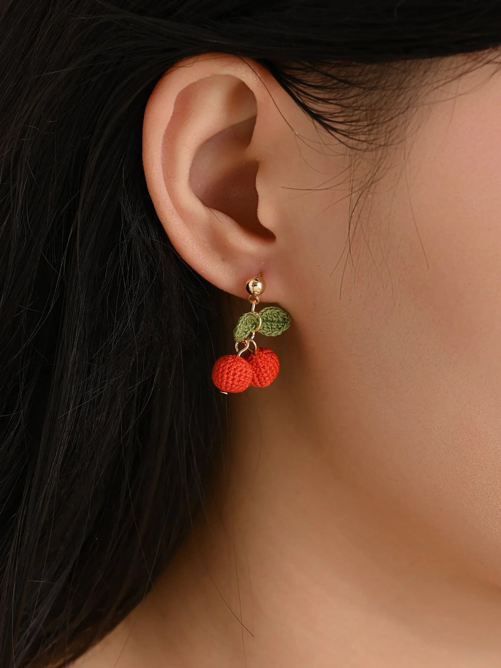 Cherry Micro Earrings