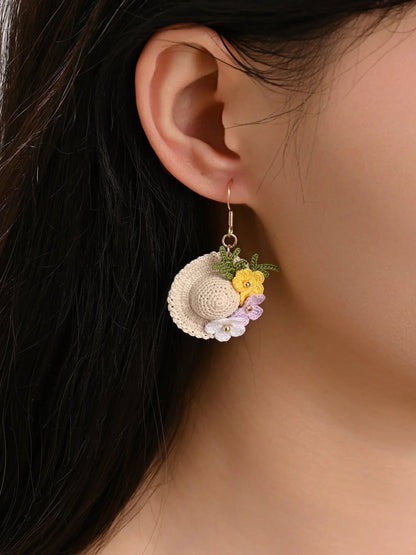 Sunny Day Sunhat Earrings