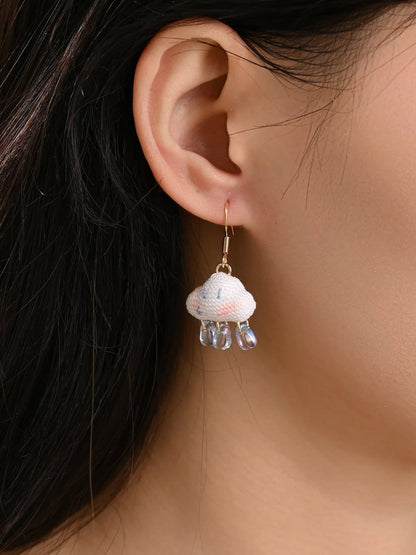 Smiling Cloud Micro Earrings