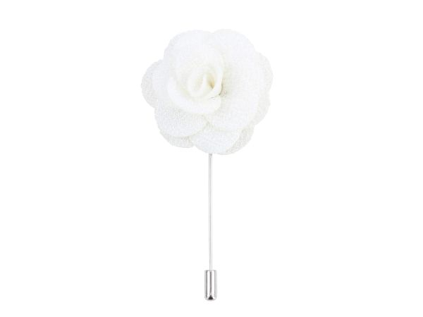 Boutonniere In Ivory Silk