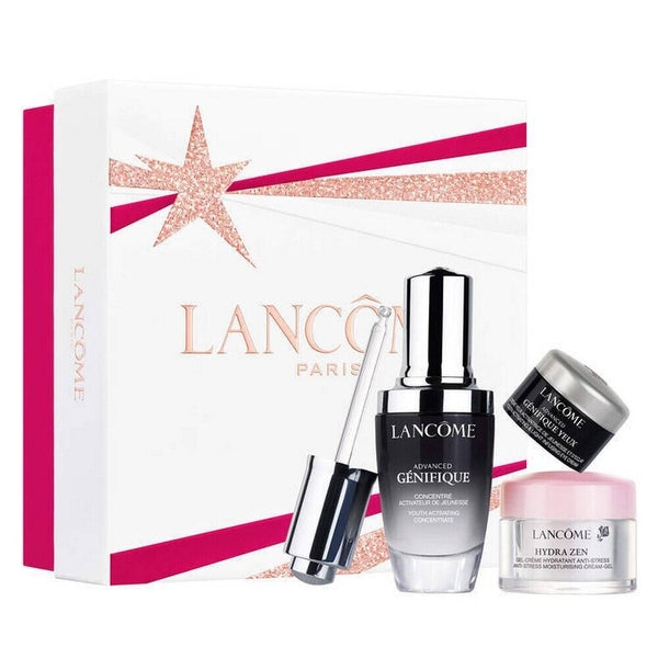 Lancôme Advanced Génifique & Hydra Zen Gift Set 30ml Advanced Génifique Serum + 15ml Hydra Zen Gel-Cream + 5ml Advanced Génifique New Eye Cream