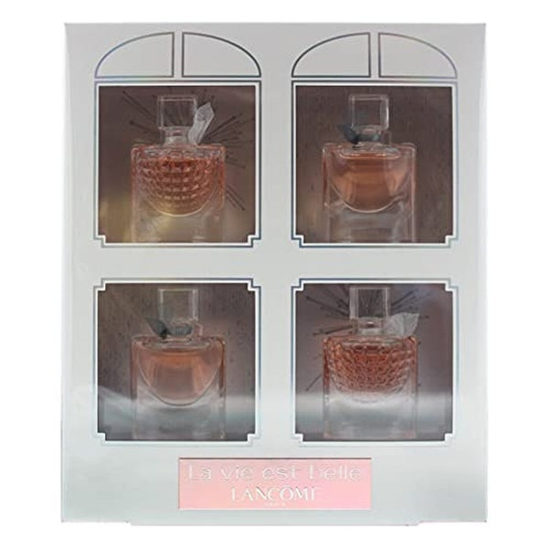 Lancôme La Vie Est Belle Miniatures Gift Set 4 Pieces (2 x 4ml Lancôme La Vie Est Belle Eau de Parfum 
2 x 4ml Lancôme La Vie Est Belle L'Eclat Eau de Parfum)