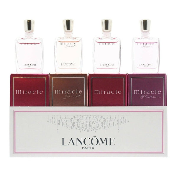 Lancôme Miracle Miniatures Gift Set 5ml Miracle EDP + 5ml Miracle EDP + 5ml Miracle Blossom EDP + 5ml Miracle Secret EDP