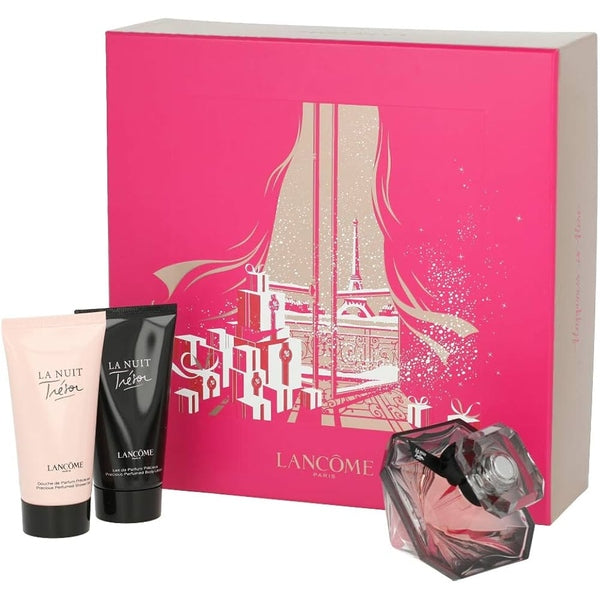 Lancome Tresor La Nuit Gift Set 50ml EDP + 50ml Body Lotion + 50ml Shower Gel